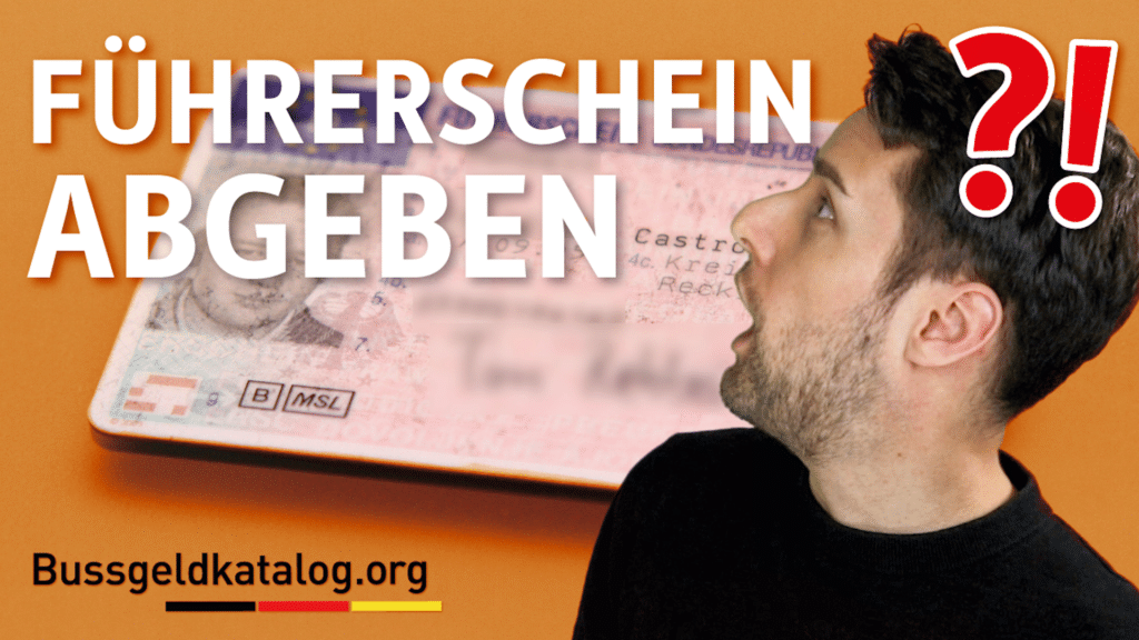 Infos zum Abgeben des Führerscheins finden Sie auch im Video.