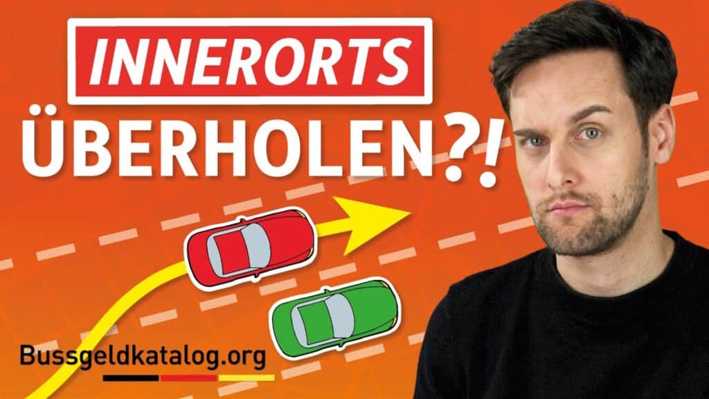 Was ist zu beachten, wenn Sie innerorts überholen?