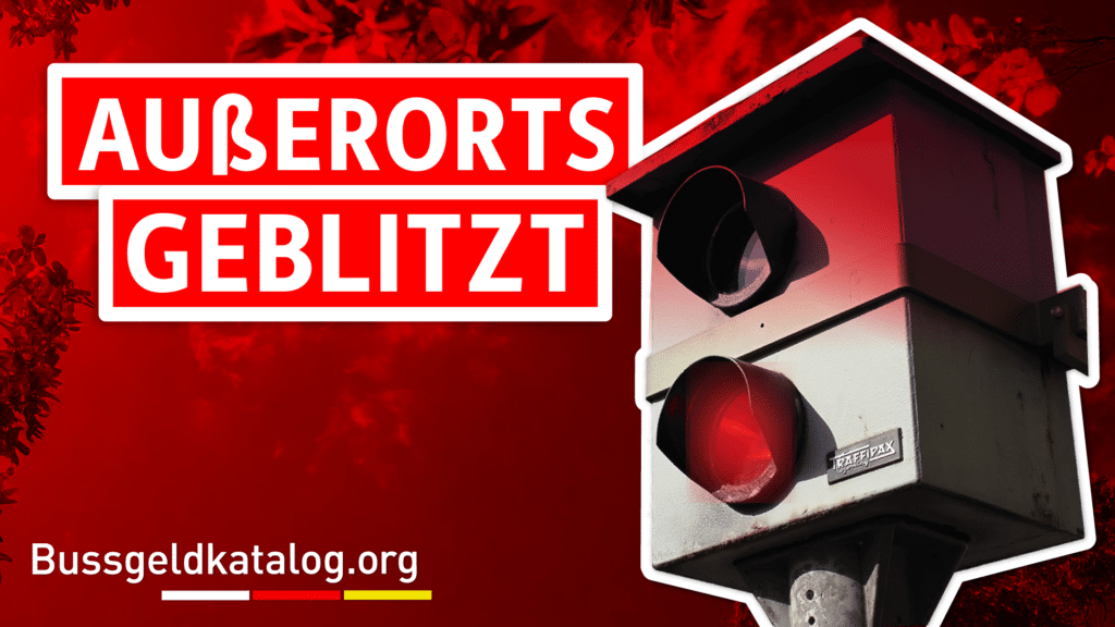 Erfahren Sie, wie Tempoverstöße außerorts geahndet werden.