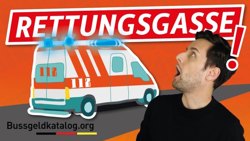 In diesem Video erfahren Sie, was Sie bei einer Rettungsgasse beachten müssen.