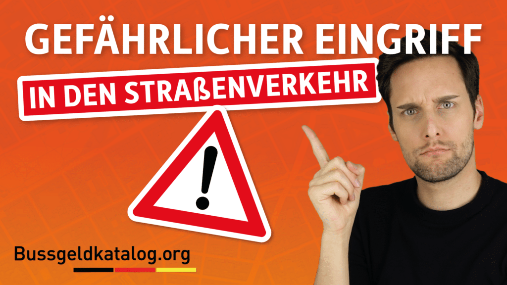 Wie ein gefährlicher Eingriff in den Straßenverkehr definiert wird und mehr fasst dieses Video zusammen.