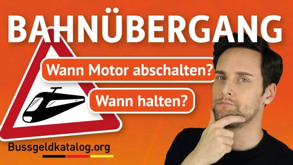 Welche Verhaltensregeln gelten beim Bahnübergang?