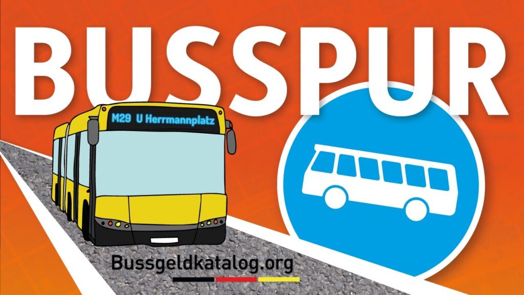 Klicken Sie auf das Video um zu erfahren, welche Verkehrsteilnehmer die Busspur nutzen dürfen.